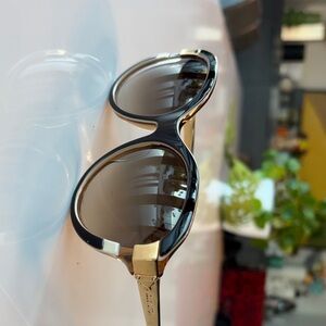 Louis Vuitton Black and Gold Sunglasses